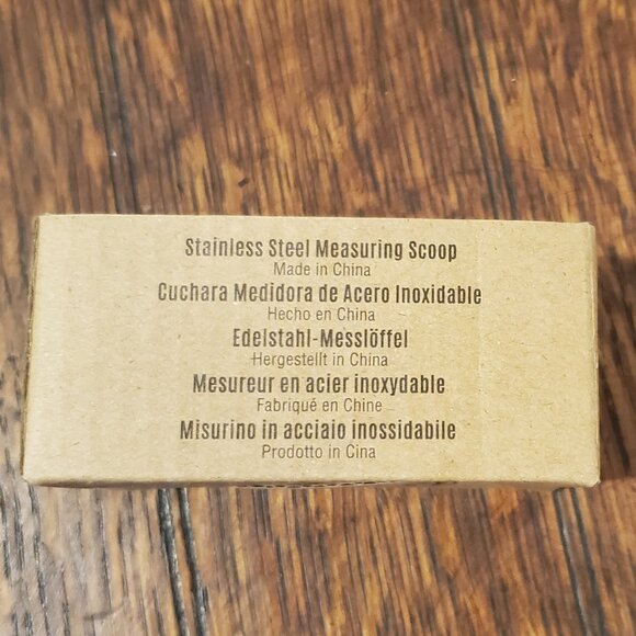 NIB Pampered Chef Stainless Steel Measuring Scoop - Picture 3 of 9